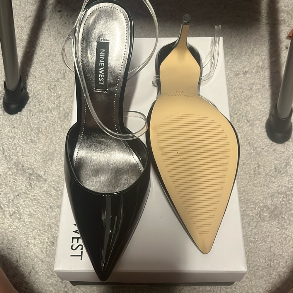 Nine west women’s fames sling back pumps.
